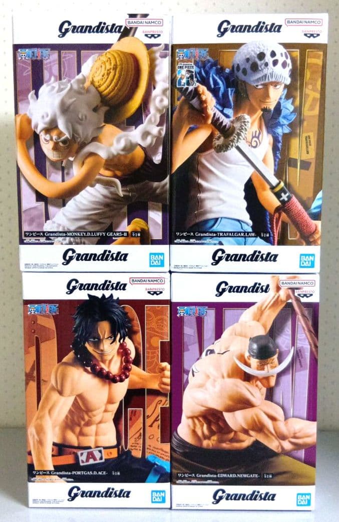 ワンピース　Grandista　ルフィ　トラファルガー・ロー　エース　白ひげ
