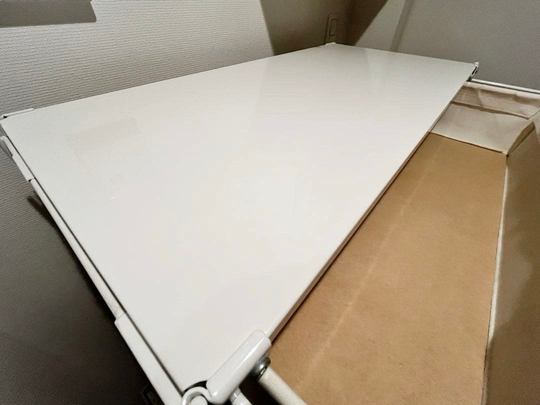 無印良品 スチールユニットシェルフ ワイド グレー ガラス引き戸 セット売り