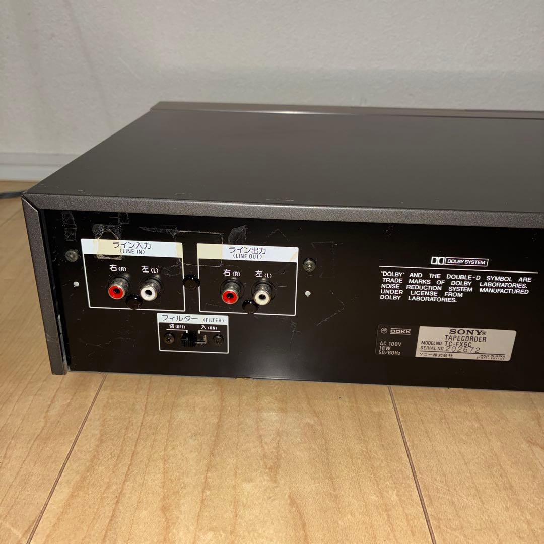 貴重な動作品！Sony ステレオカセットデッキSony TC-FX50 日本製