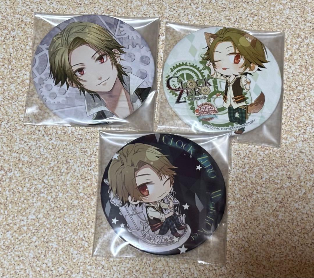 CLOCK ZERO 英央 缶バッジセット
