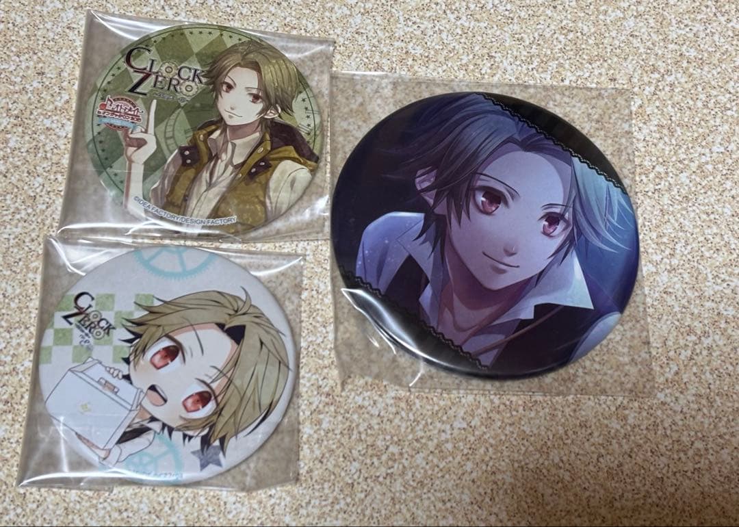 CLOCK ZERO 英央 缶バッジセット