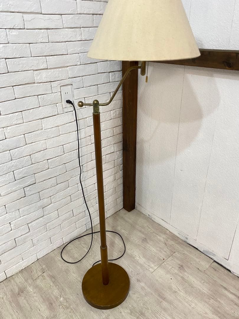 【引越し断捨離中】昭和レトロ　アンティーク　スタンド　ライト