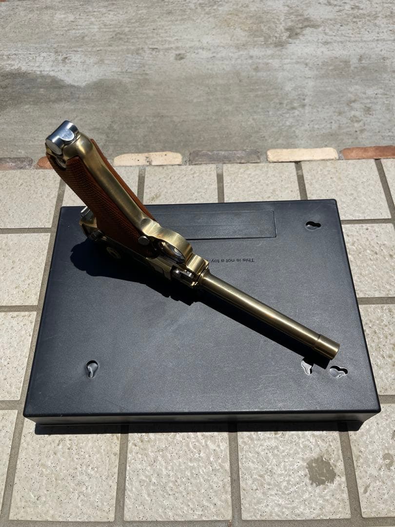 時田しろくま ルガーP08 マルシン　おまけPPK固定ガスGUN