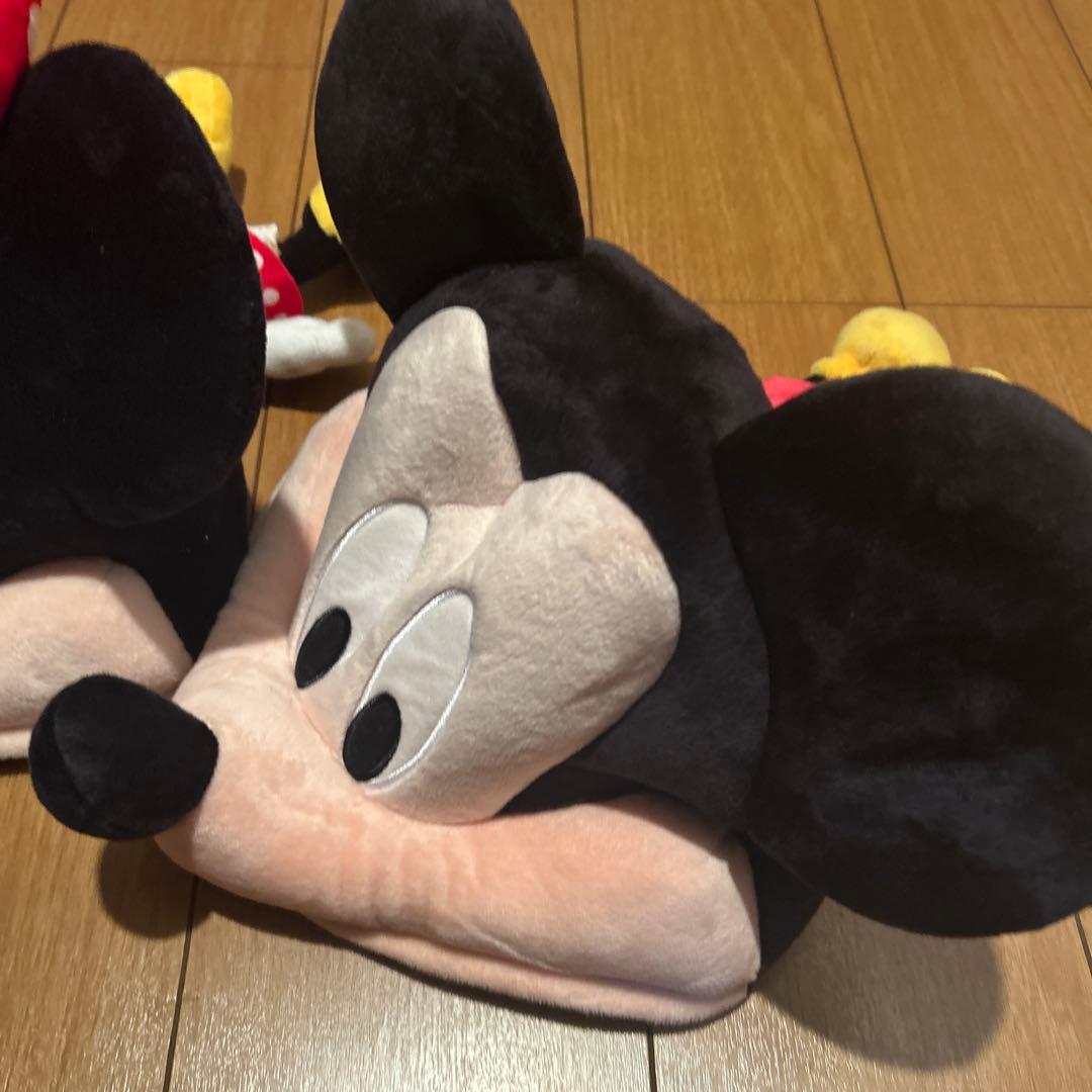 即日発送　ディズニー　ミッキー　ミニー　ぬいぐるみ　ファンキャップ　ペア　セット
