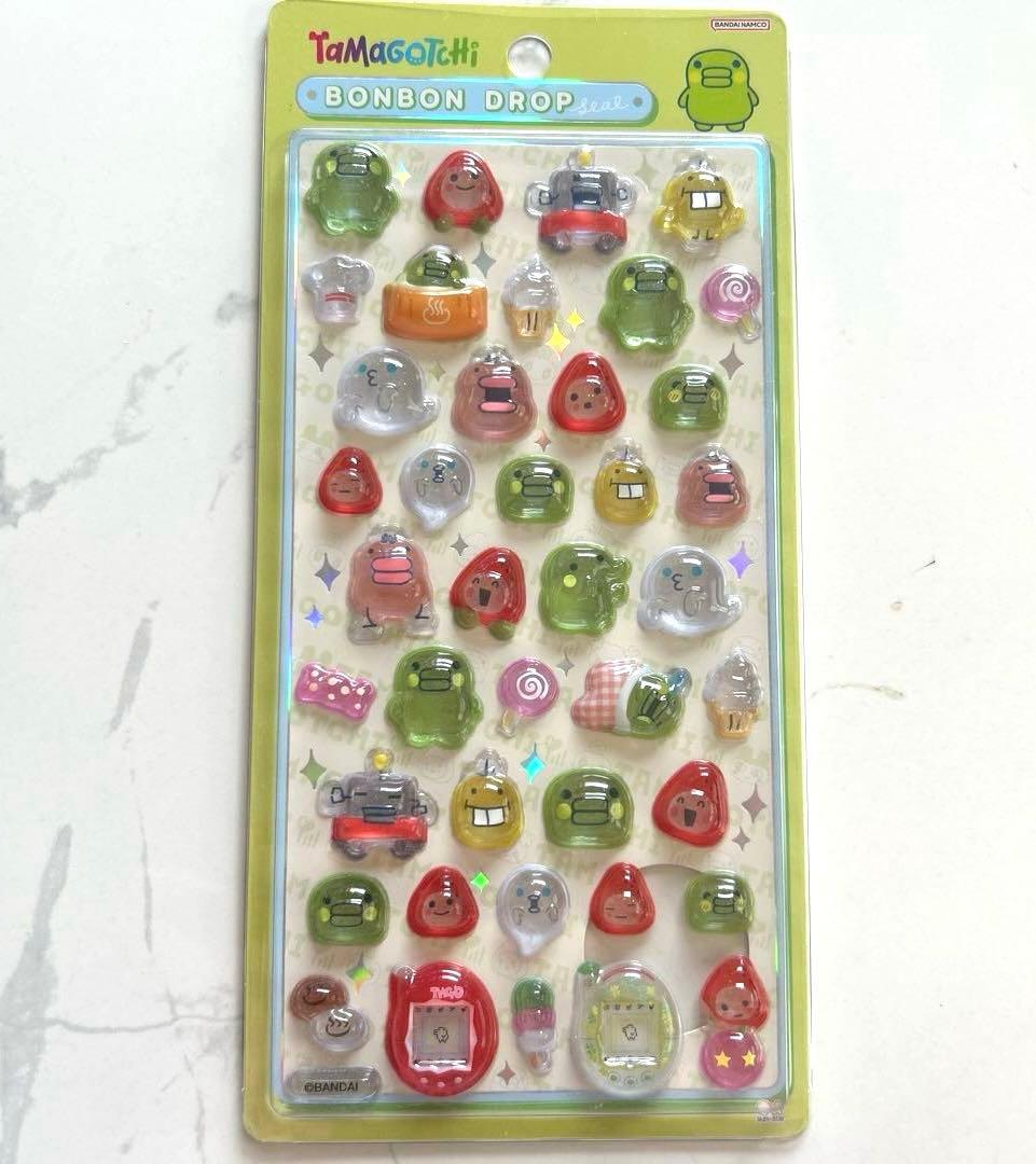 【国内正規品】ボンボンドロップシール　たまごっち　4種 コンプリート