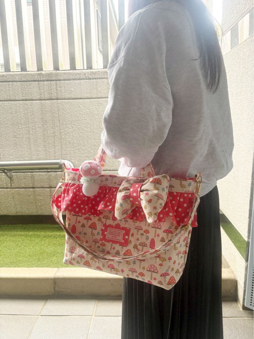 ハンドメイド♡キャスキッドソン♡可愛いがたくさん詰まっているバッグセット♡キノコ