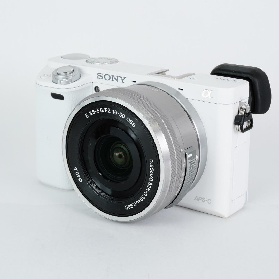 【極美品】SONY ミラーレス 真・α6000 ILCE-6000L ホワイト