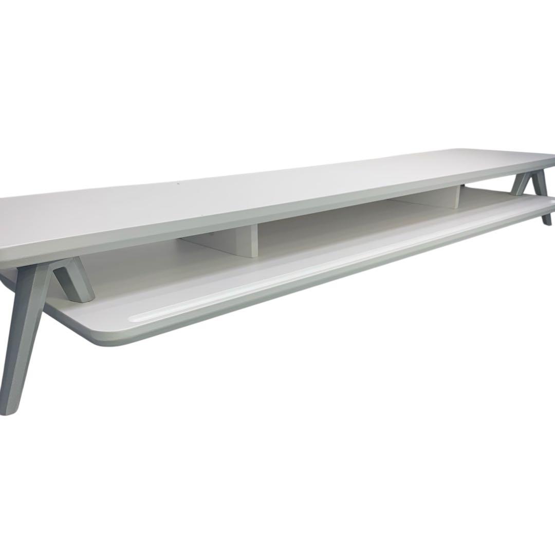 【組み立て済み・未使用】Fenge モニター台 卓上 パソコン台 机 ホワイト