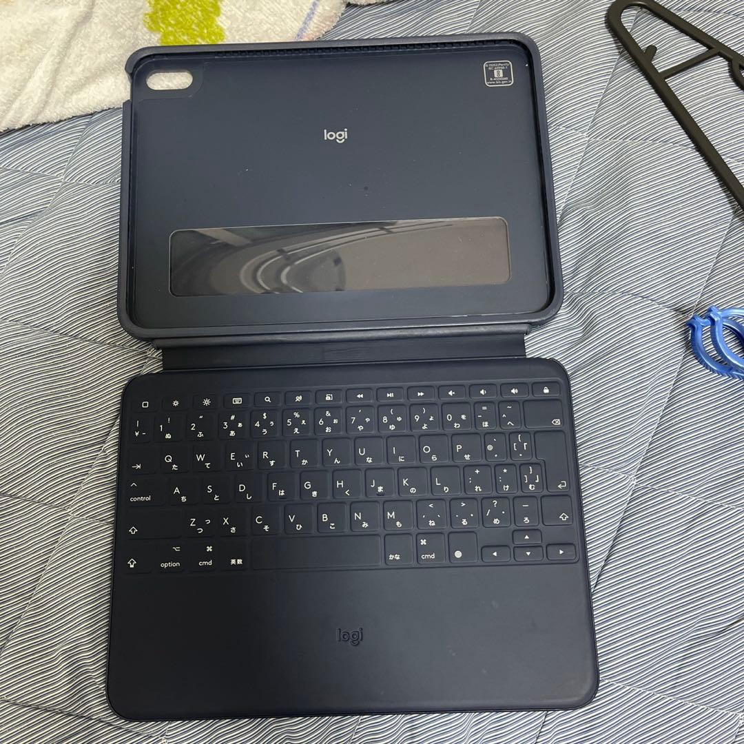 Logi iPad キーボードケース ネイビー