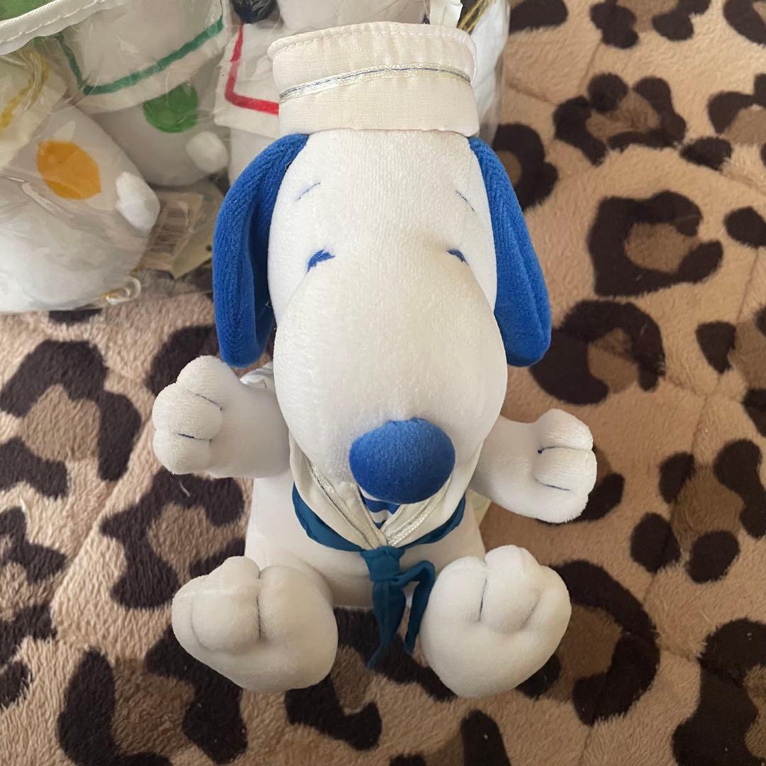 【希少】スヌーピー SNOOPY カラフル セーラー ぬいぐるみ 5体セット