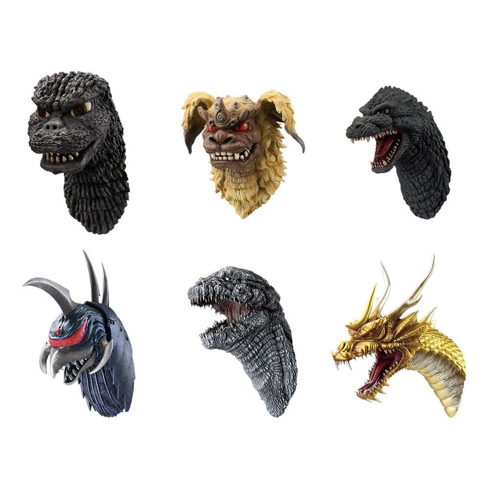 一番くじ ゴジラ 大怪獣列伝Ｇ G賞 モンスターヘッドマグネット x26