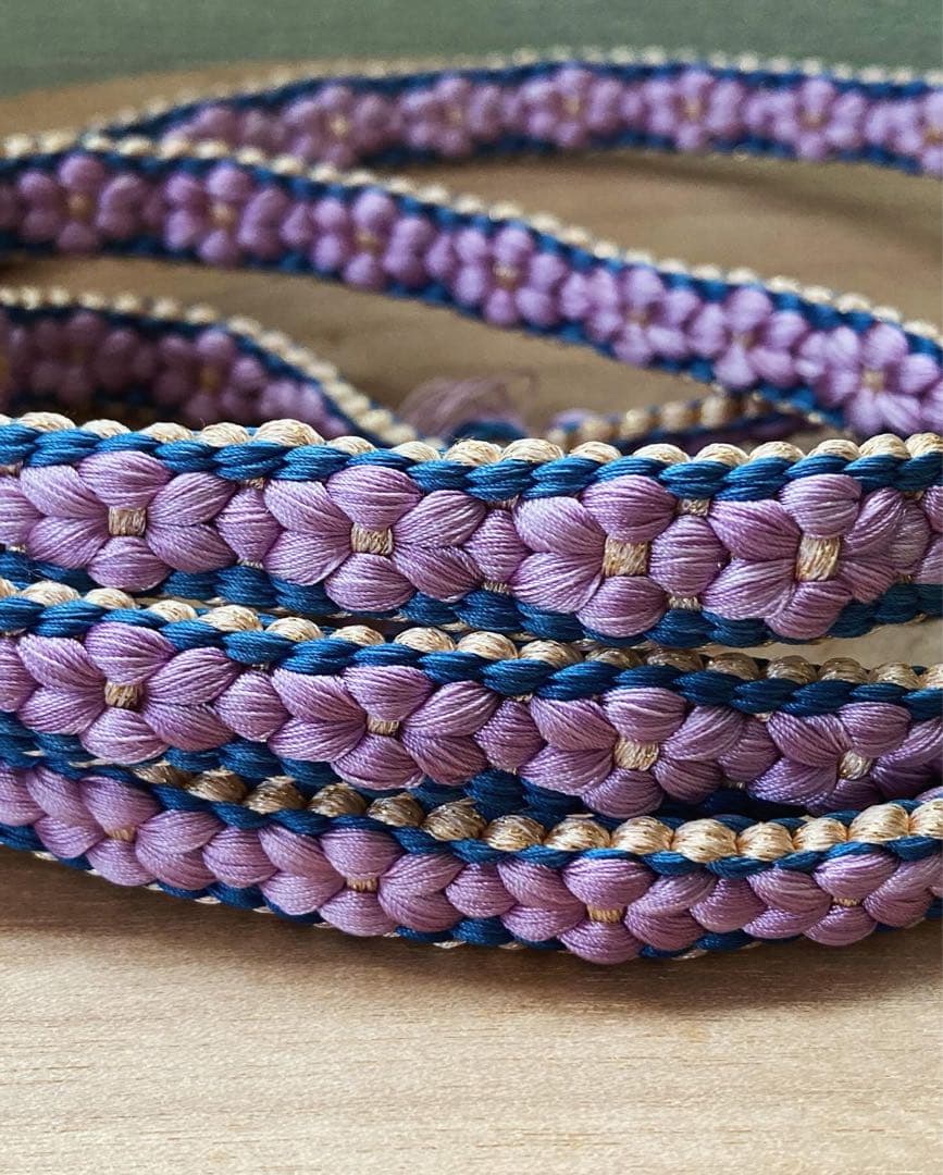 帯締め　桜・コスモス