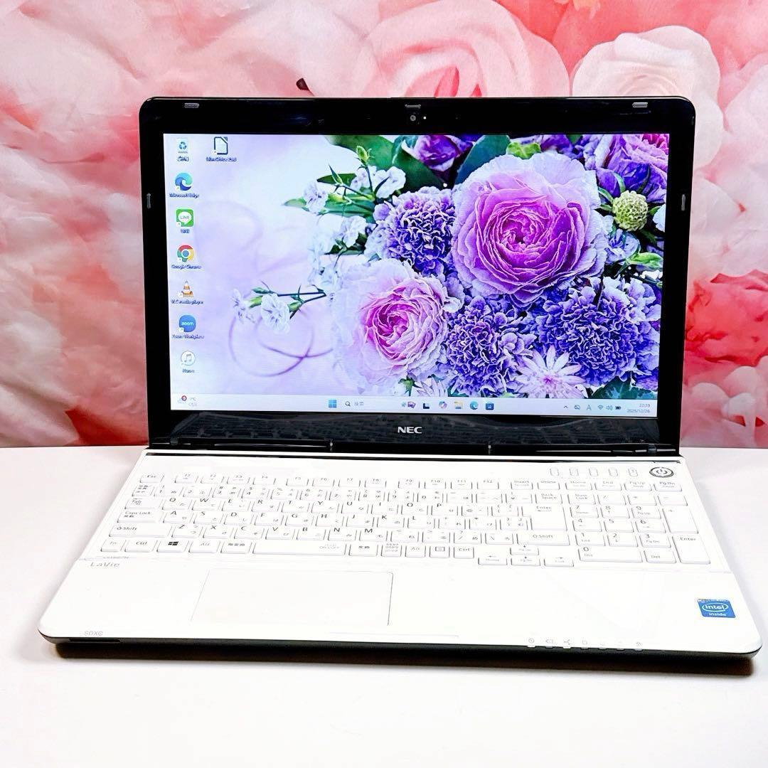 windows11✨新品快適SSD✨カメラ付ノートパソコン オフィス 薄型