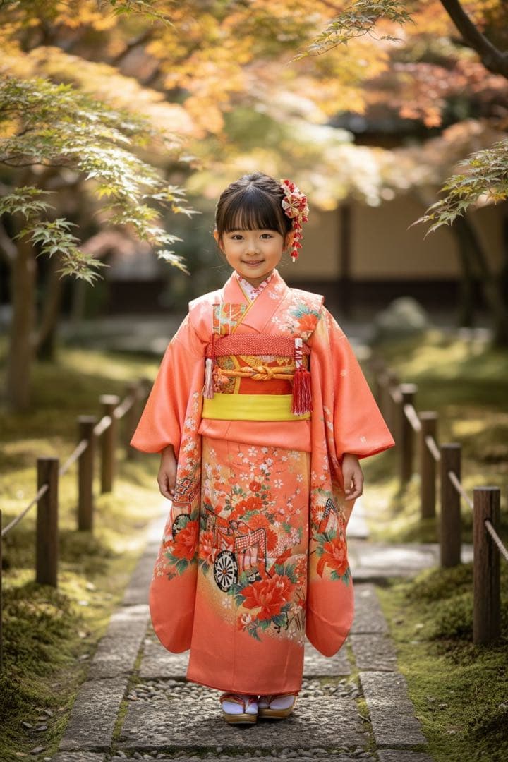 お買い得品♡七五三　7歳　女の子　フルセット　一式　ピンク系