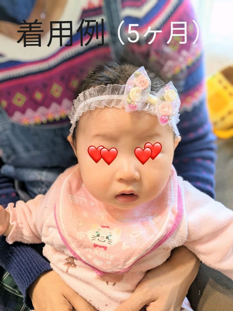 チュールヘアゴム＆ベビーヘアバンド