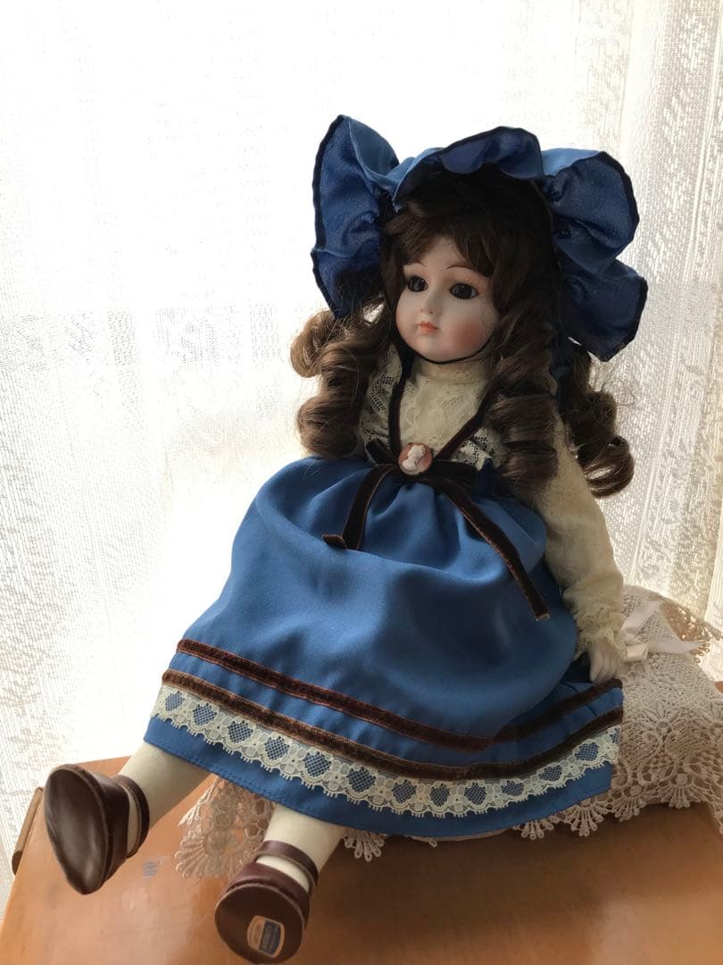 ビスクドール　GORHAM  オルゴール　アンティーク　お人形