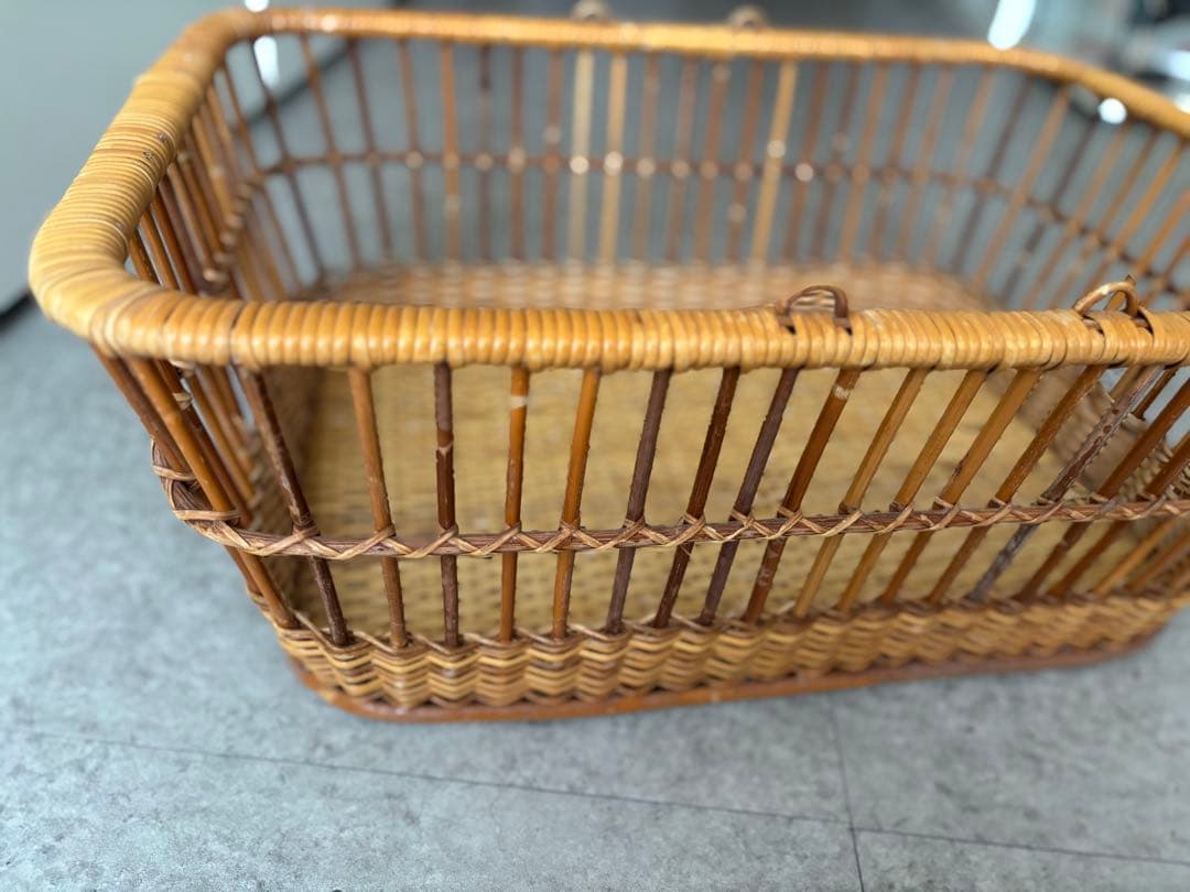 ラタン　竹　かご　北欧