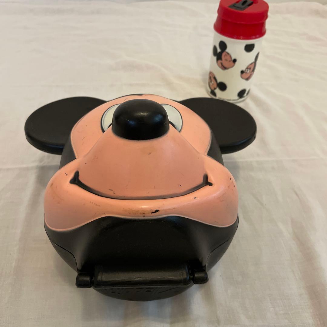 ディズニー　ミッキーマウス　ランチキット　サーモス　水筒付き1980年代