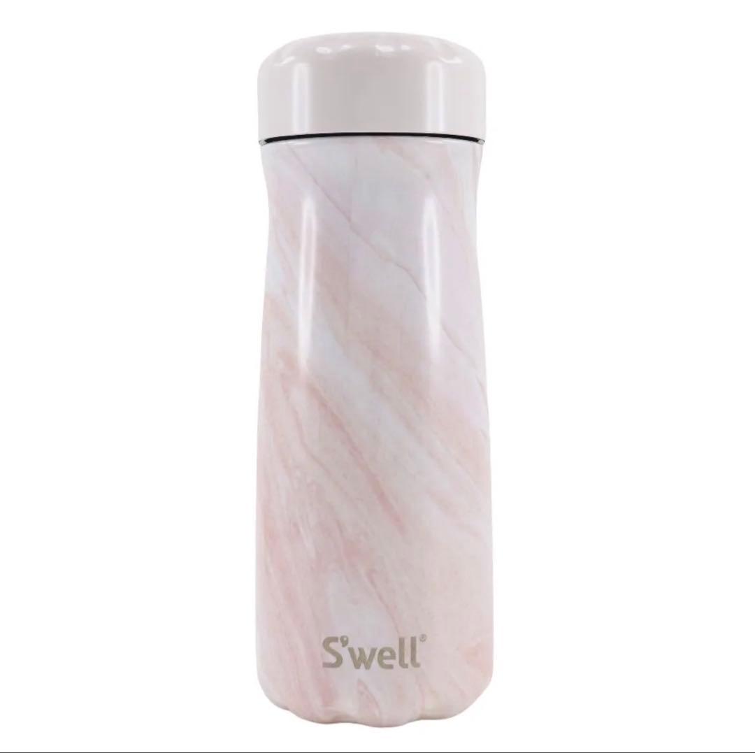 Starbucks ステンレスボトル 473ml S'well マーブル ピンク