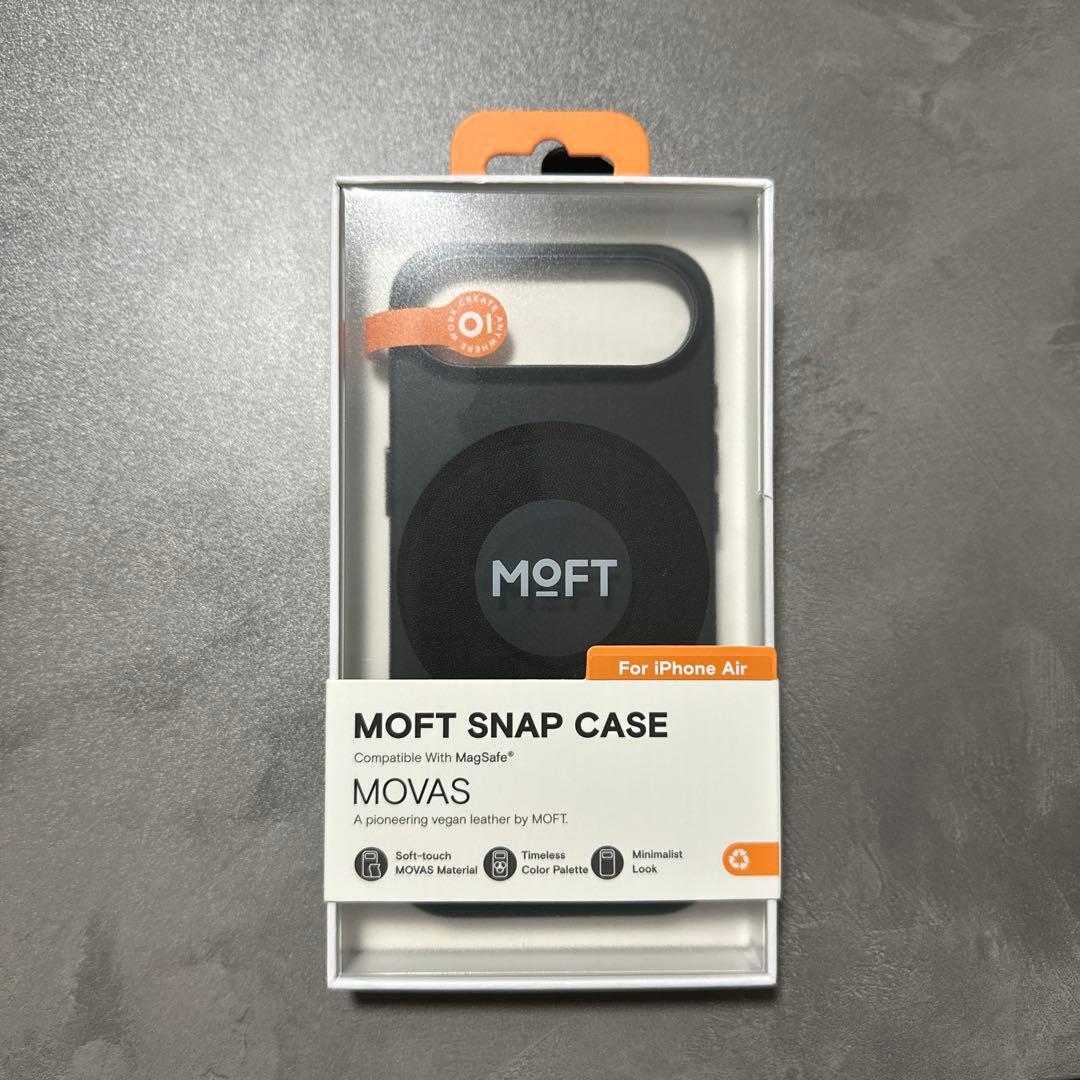 MOFT iPhone air アイフォンエアー モフト レザーケース ブラック