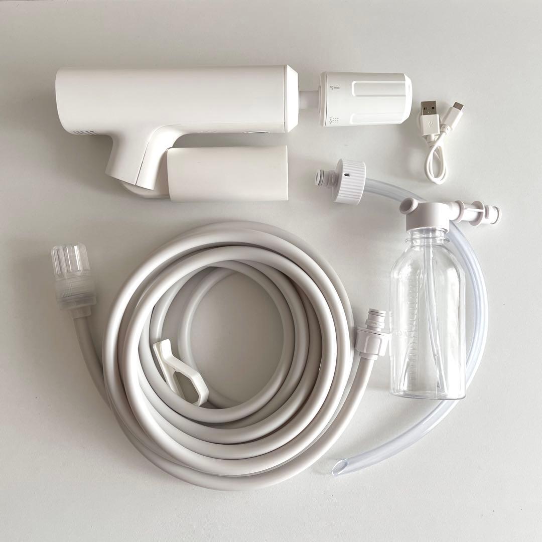 SPICERR ポケッタブル 高圧洗浄機 ホワイト