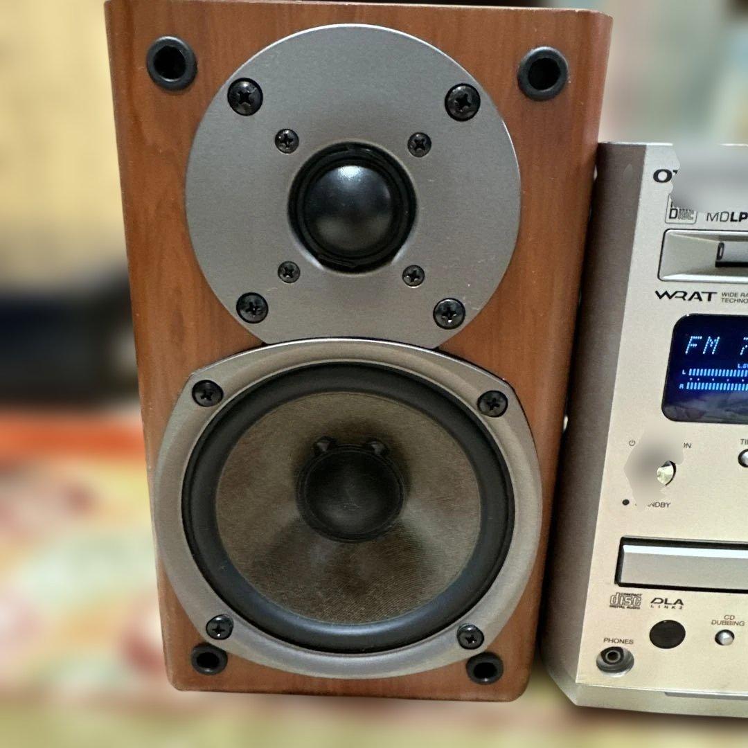 【美品】ONKYO CD/MDチューナーアンプシステムコンポ