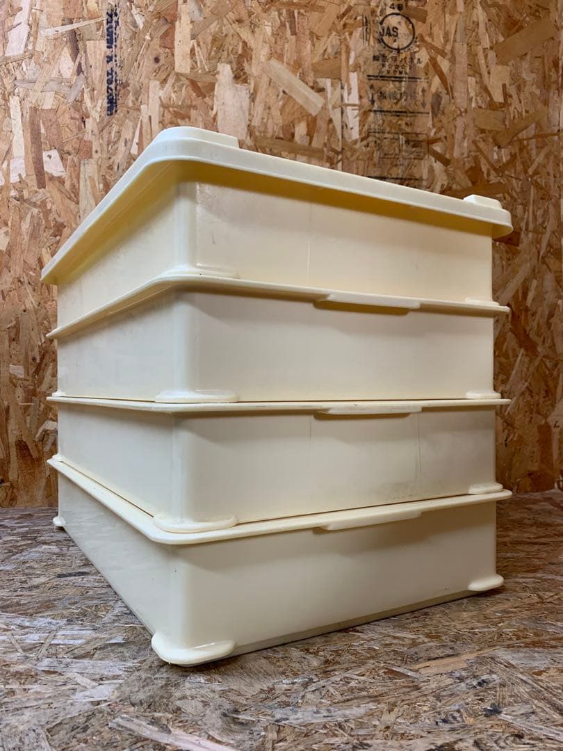 a(7866) サンコー ばんじゅうA 4段 蓋付き W570D383H104