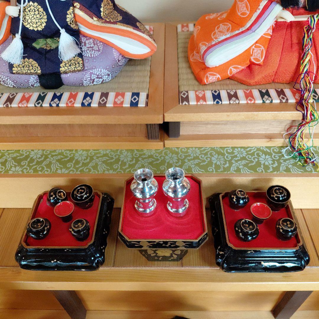 久月 伝統的な雛人形セット