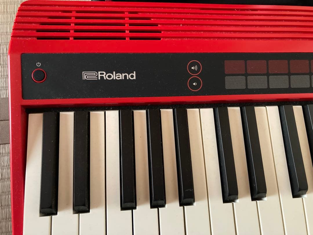 Roland GO:KEYS 61鍵 レッド　専用ケース付き