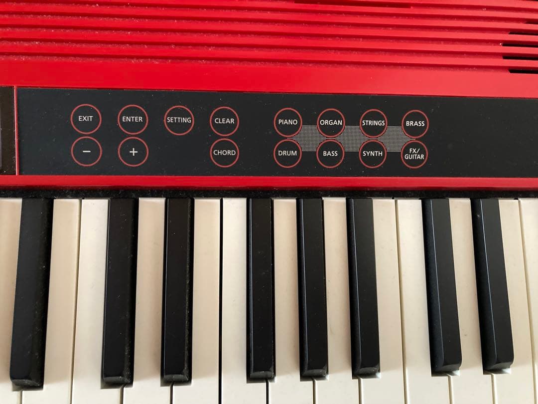 Roland GO:KEYS 61鍵 レッド　専用ケース付き