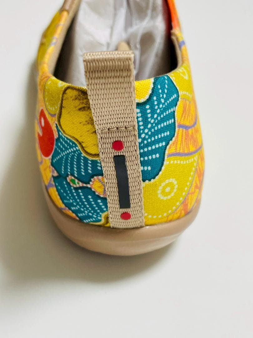 レディース ローファー フラット シューズ 花柄デザイン スリッポン 26-35