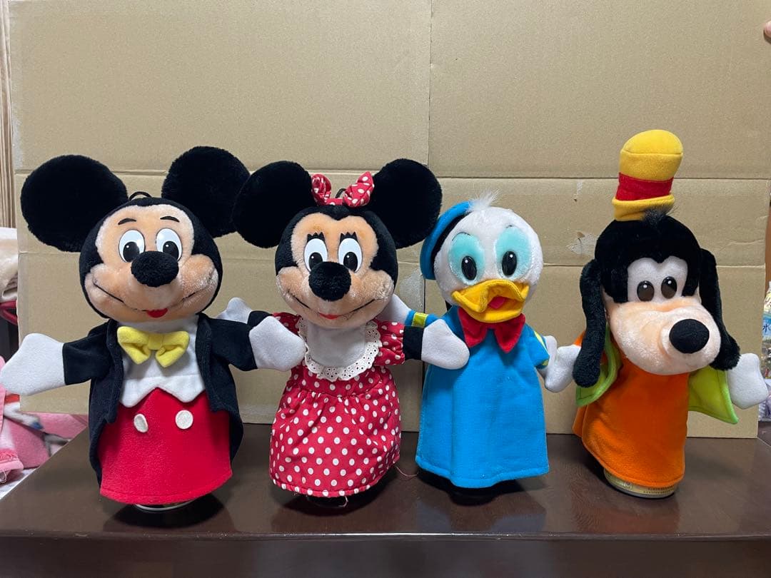 ミッキー ミニー ドナルド グーフィ ディズニー 激レア パペット ヴィンテージ