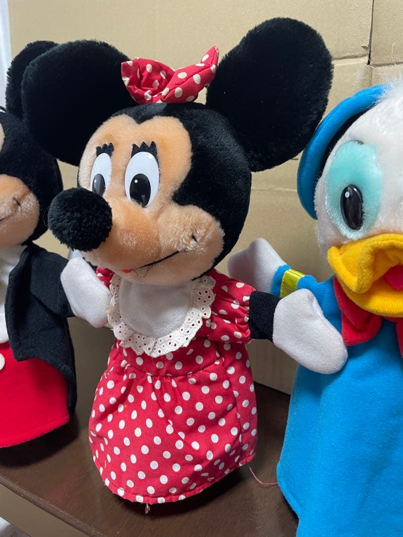 ミッキー ミニー ドナルド グーフィ ディズニー 激レア パペット ヴィンテージ