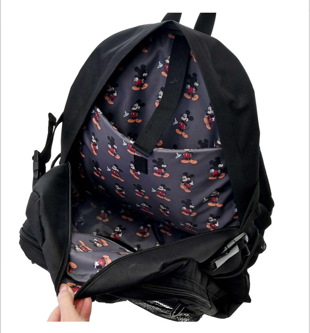 ディズニー ミッキー リュックサック バックパック クリア窓 パスケース付き