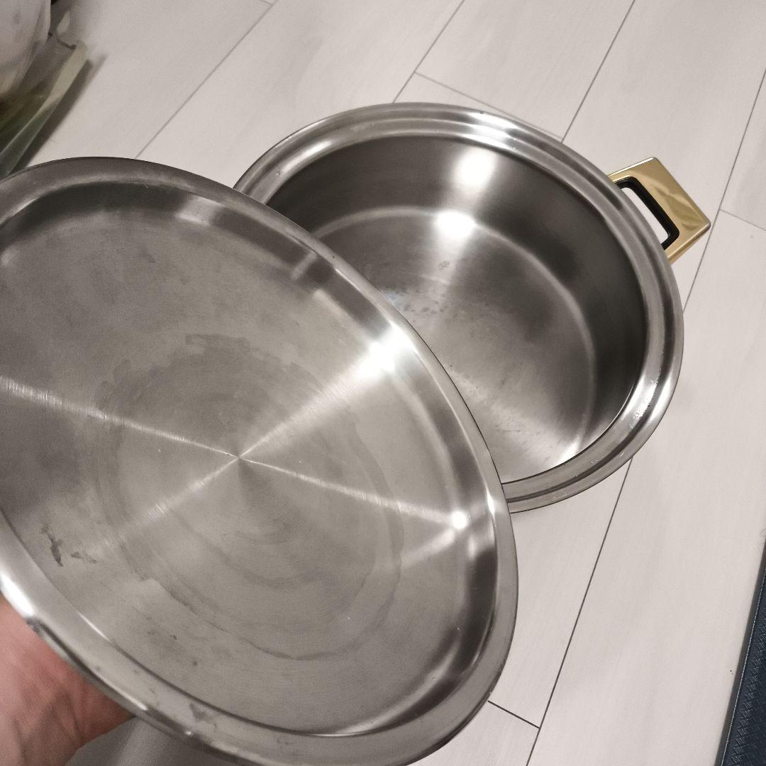 タッパーウェア両手鍋 30cm