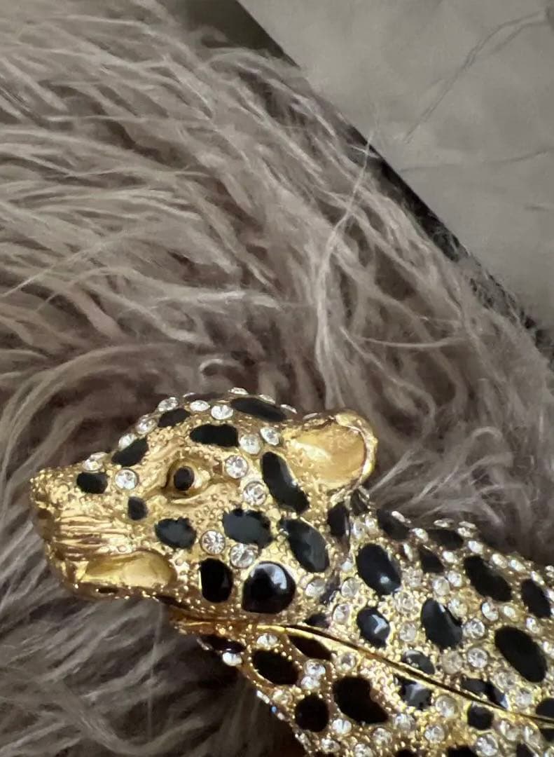 パンサー 豹 オブジェ 小物入れ ドバイで購入 未使用