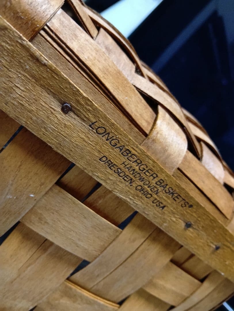 希少　1993年　ロンガーバーガー　大型　ラージサイズ　ランドリー　バスケット