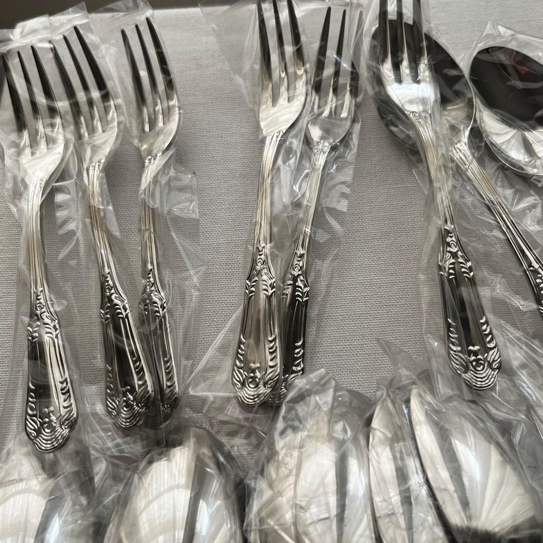 マーシャン セザール ディナーカトラリーセット 32本 18-8 スプーン