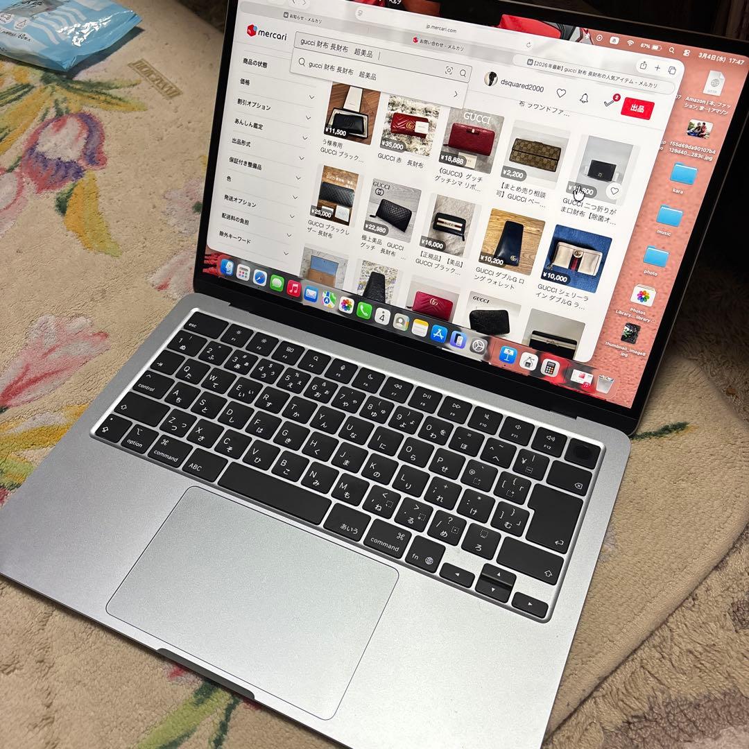 MacBook Air Ｍ4 ほぼ新品　正規品
