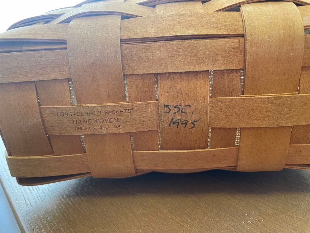 ロンガバーガー　Longaberger バスケット　手紙　レター