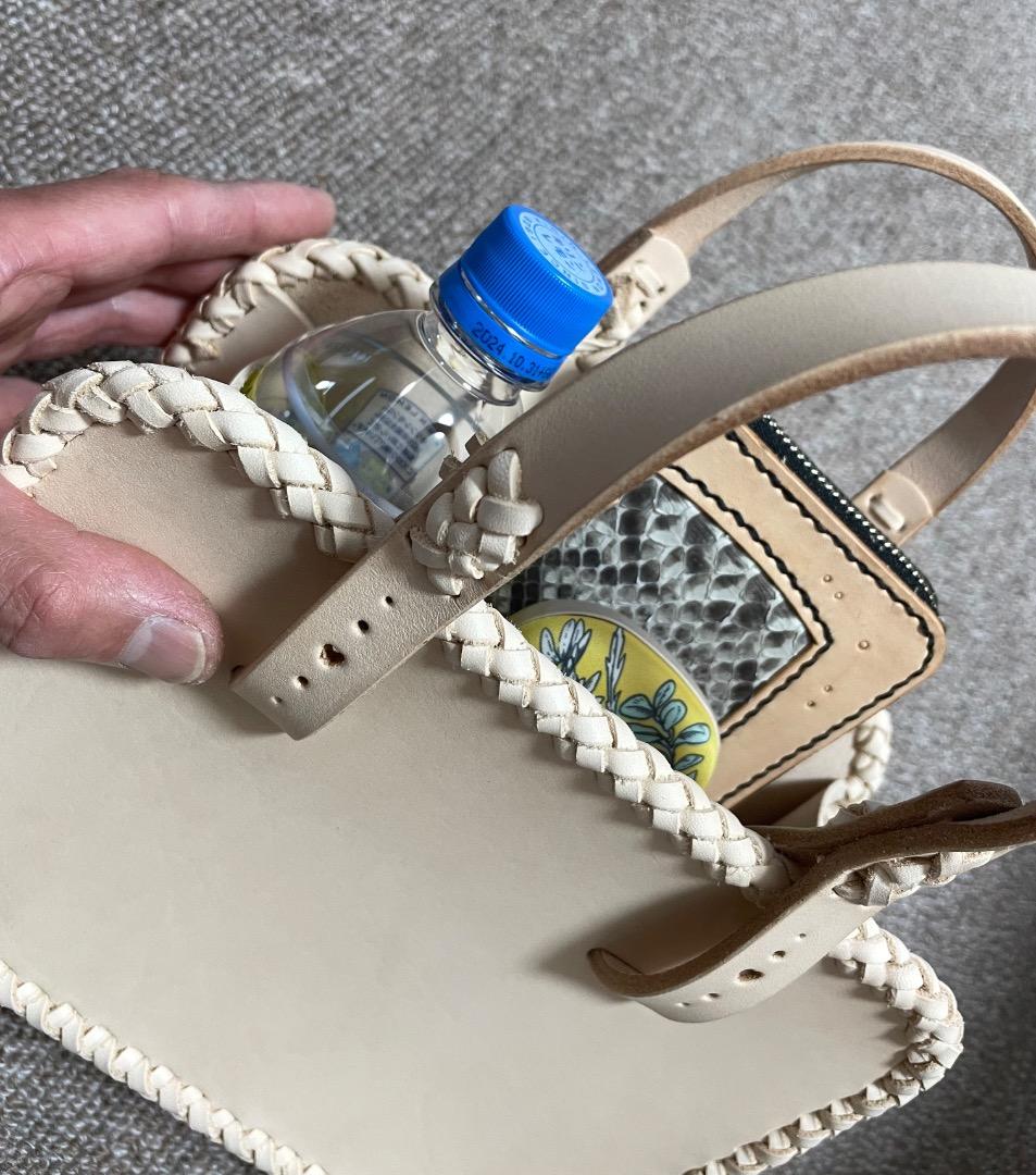 総ヌメ革 手提げバック