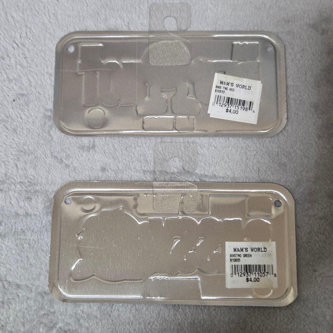 M&M'sエムアンドエムズ 装飾用ナンバープレート5点セット•ラスベガス
