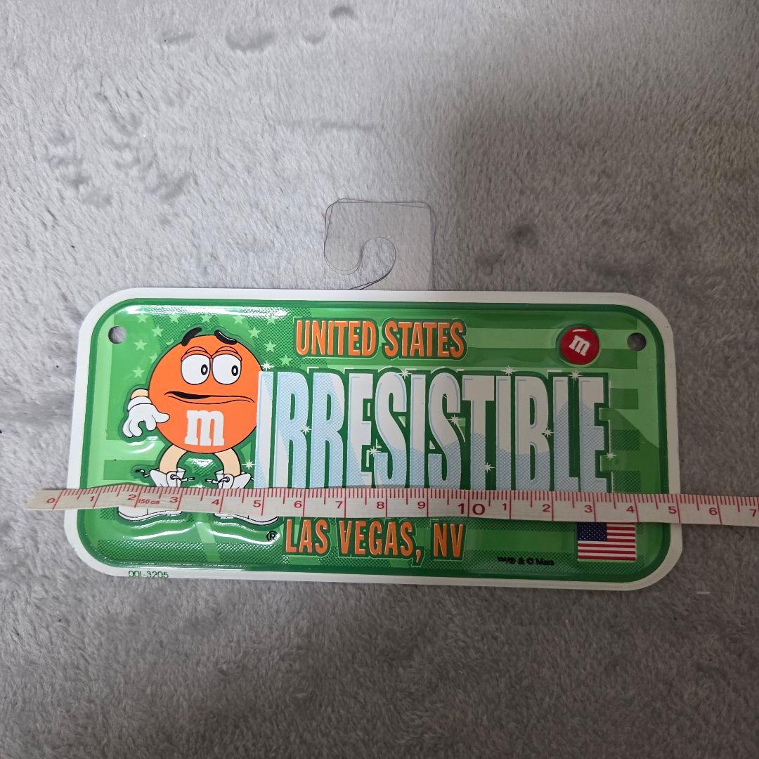 M&M'sエムアンドエムズ 装飾用ナンバープレート5点セット•ラスベガス