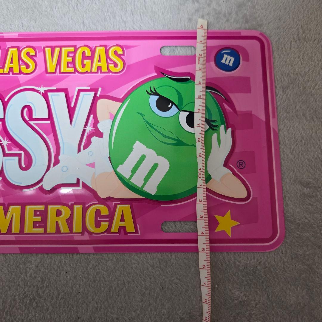 M&M'sエムアンドエムズ 装飾用ナンバープレート5点セット•ラスベガス