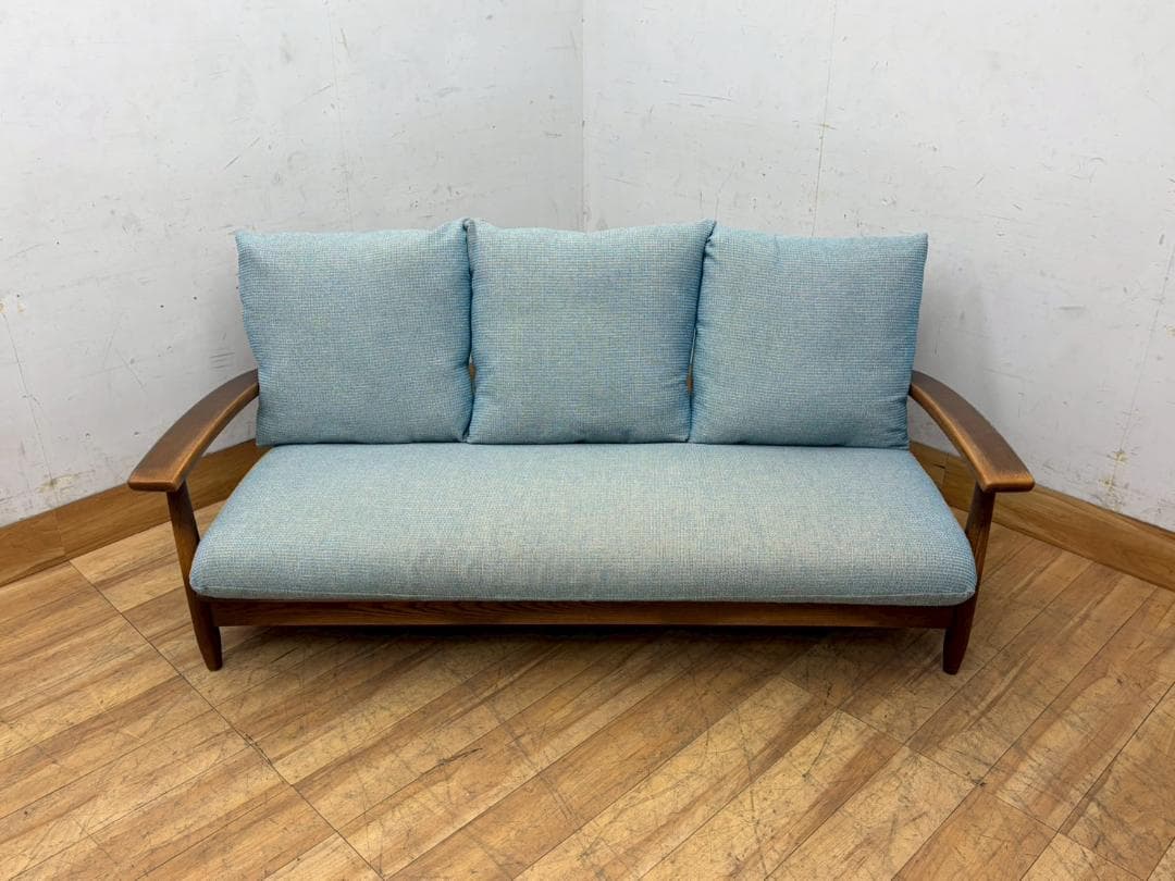 T8142☆展示品☆NAGANO INTERIORナガノインテリア2人掛けソファ