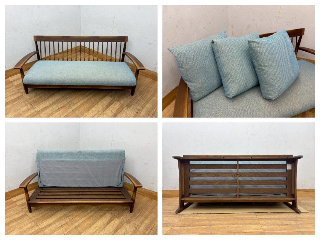 T8142☆展示品☆NAGANO INTERIORナガノインテリア2人掛けソファ