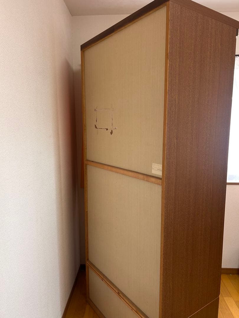 鏡・引き出し・収納棚付きワードローブ（洋服タンス）光家具工業 メルローズ