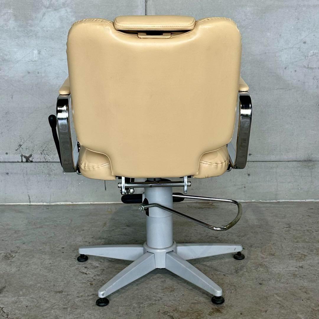 ✿アトリエワールド製✿ヴィンテージ調 サロンチェア レトロベージュ