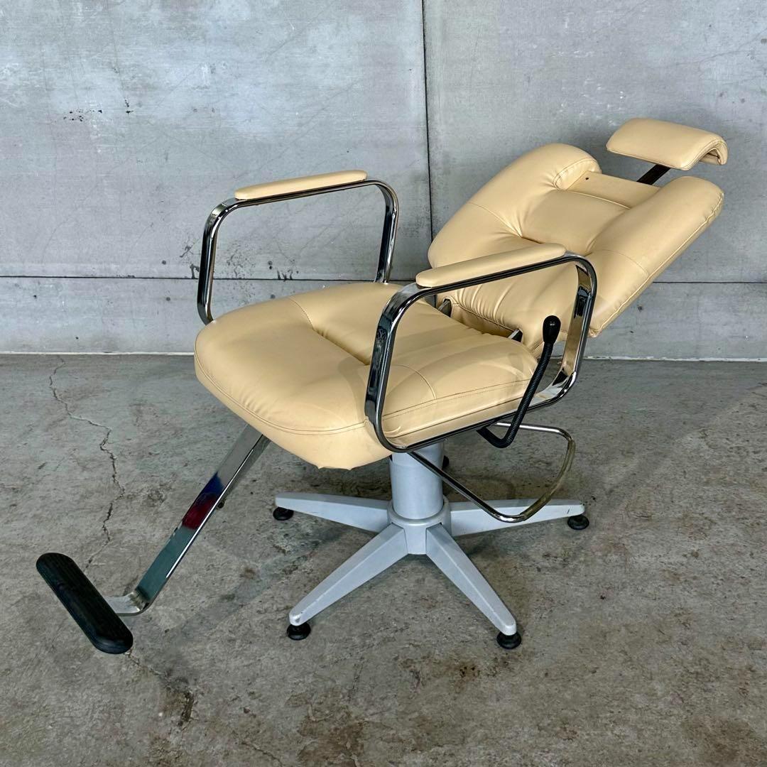 ✿アトリエワールド製✿ヴィンテージ調 サロンチェア レトロベージュ