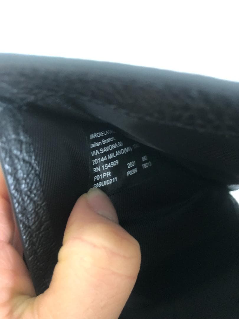 三つ折り財布　フォールド カードケース 男女兼用 　ブラック財布